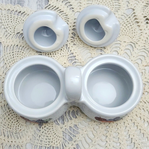 Vintage Houston Harvest Double Jam or Jelly Pot - Picture 6 of 9